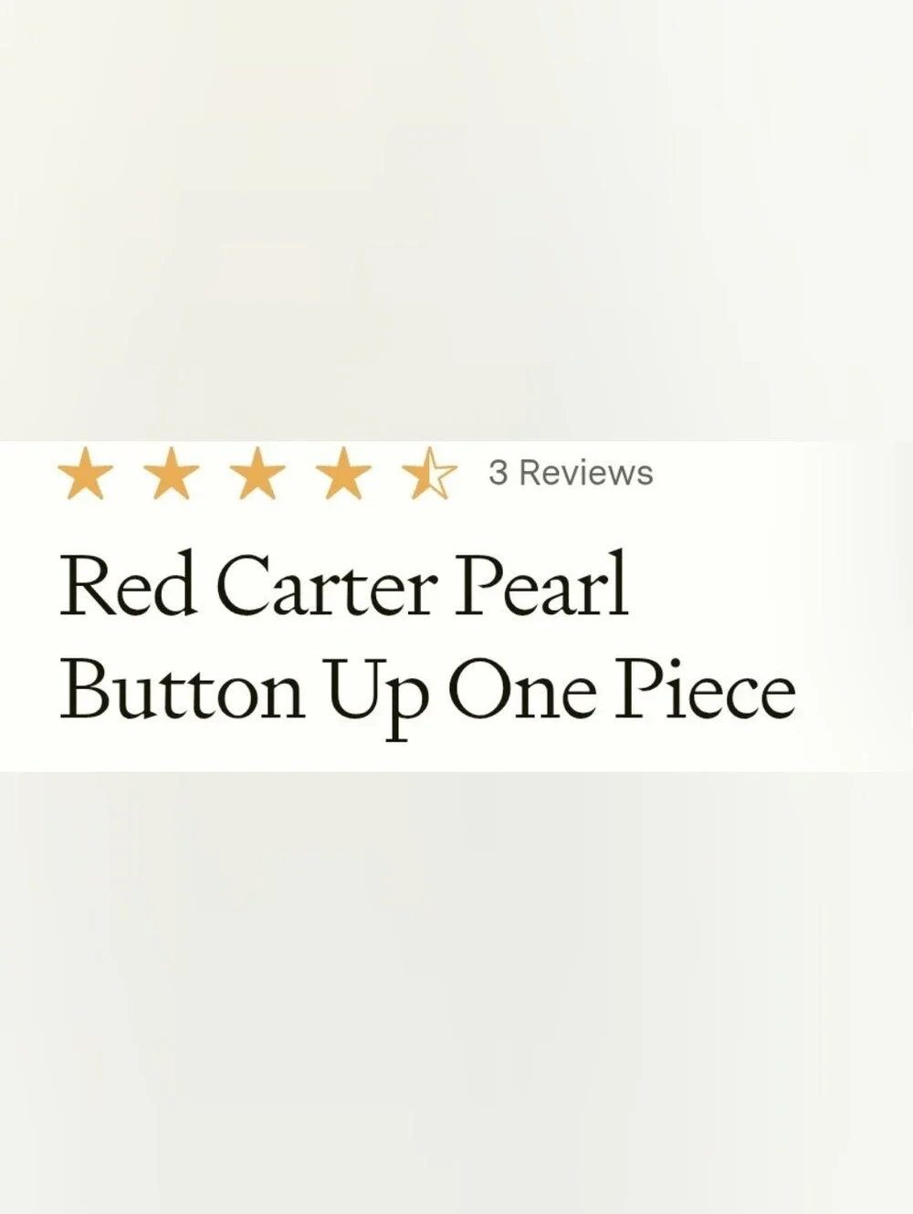 Red Carter- Swumsuit. Sz. Lg.